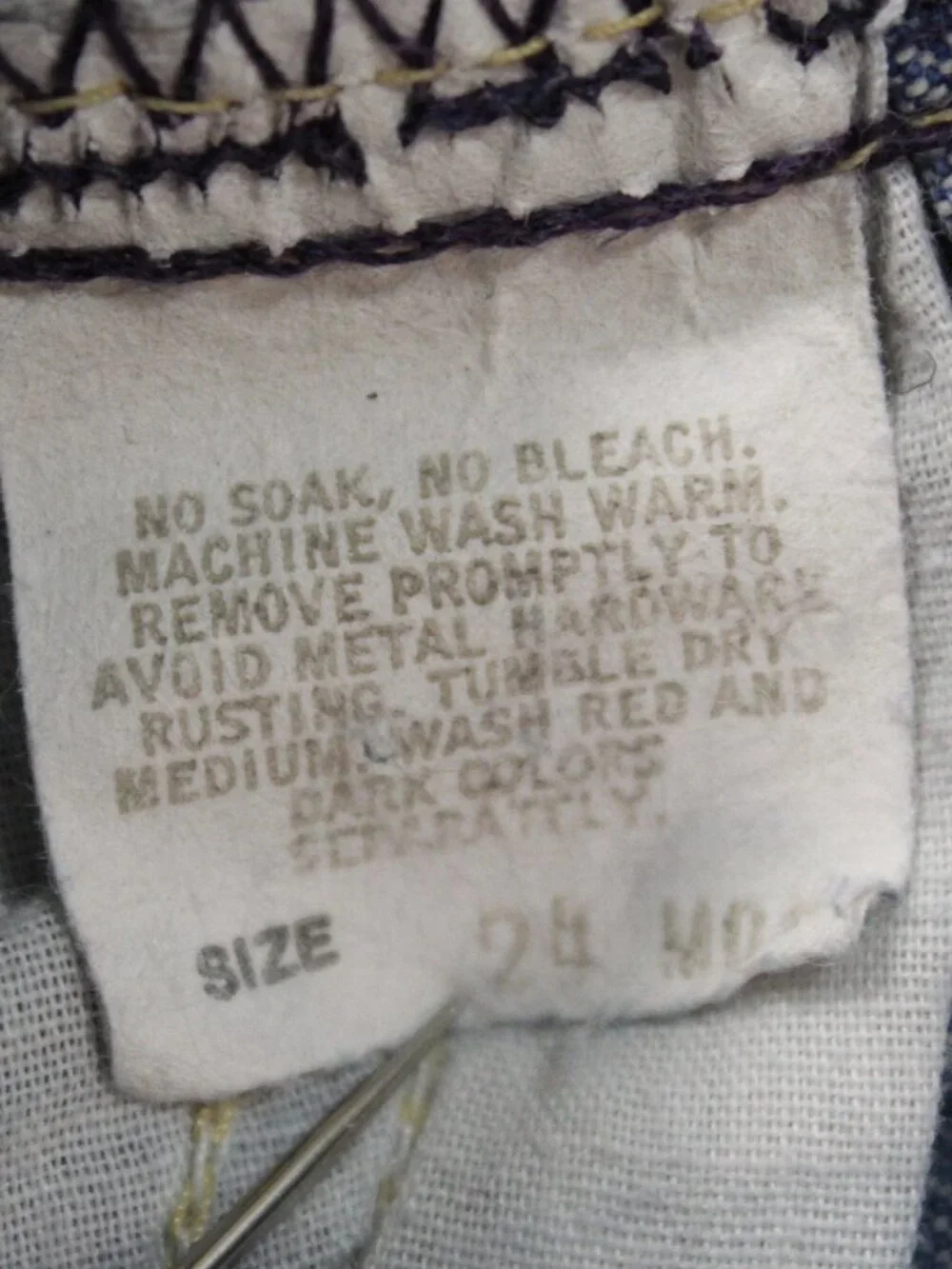 Vintage Oshkosh B'Gosh Size- 24 months Jeans Overalls/w Button snaps opening